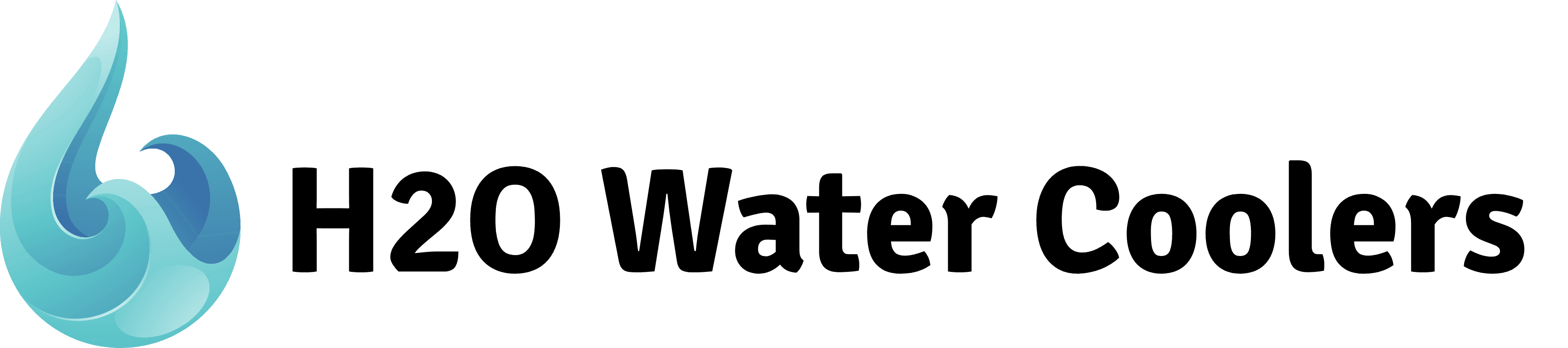 H2O Water Coolers navigation bar logo